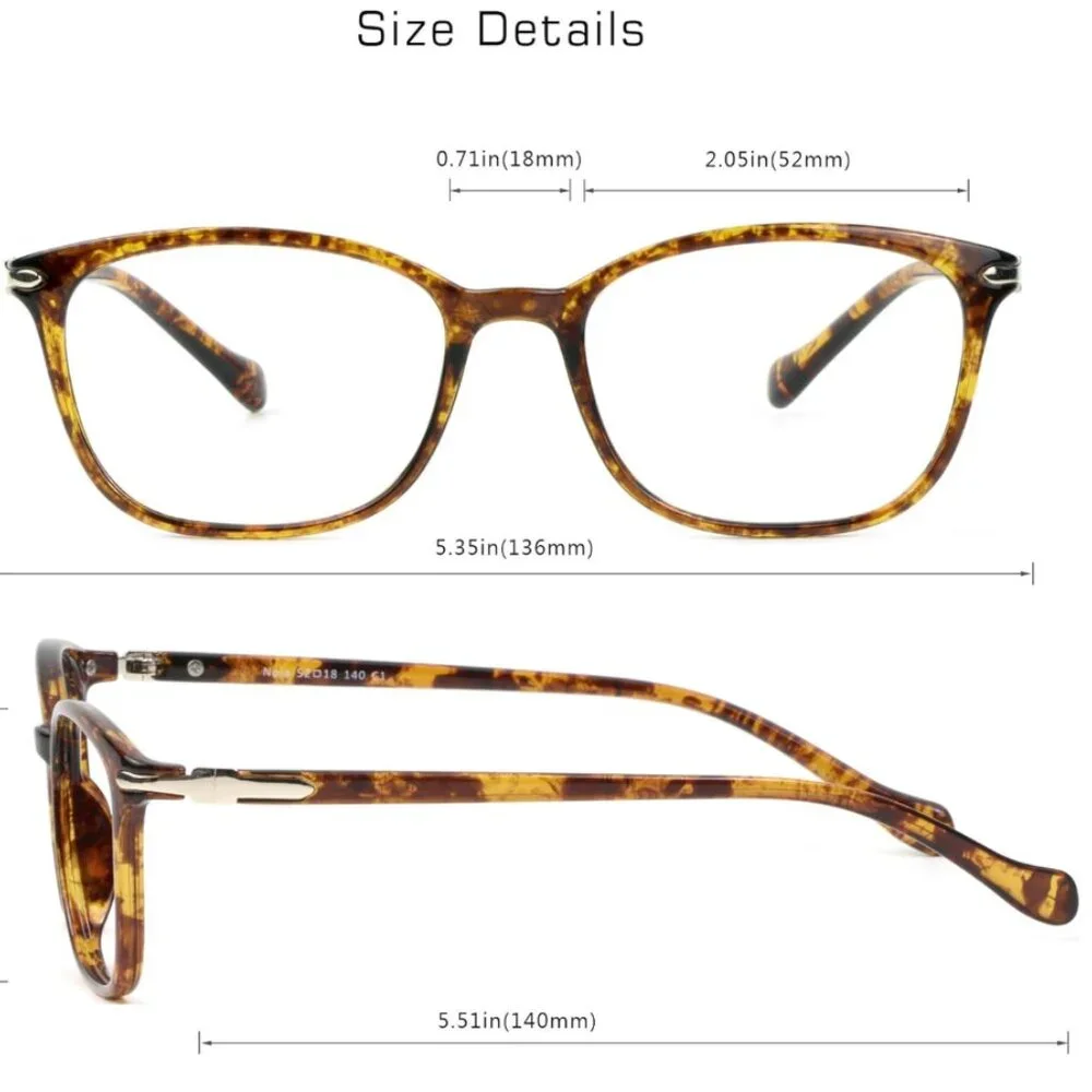BLUE LIGHT BLOCKING GLASSES- LEOPARD
